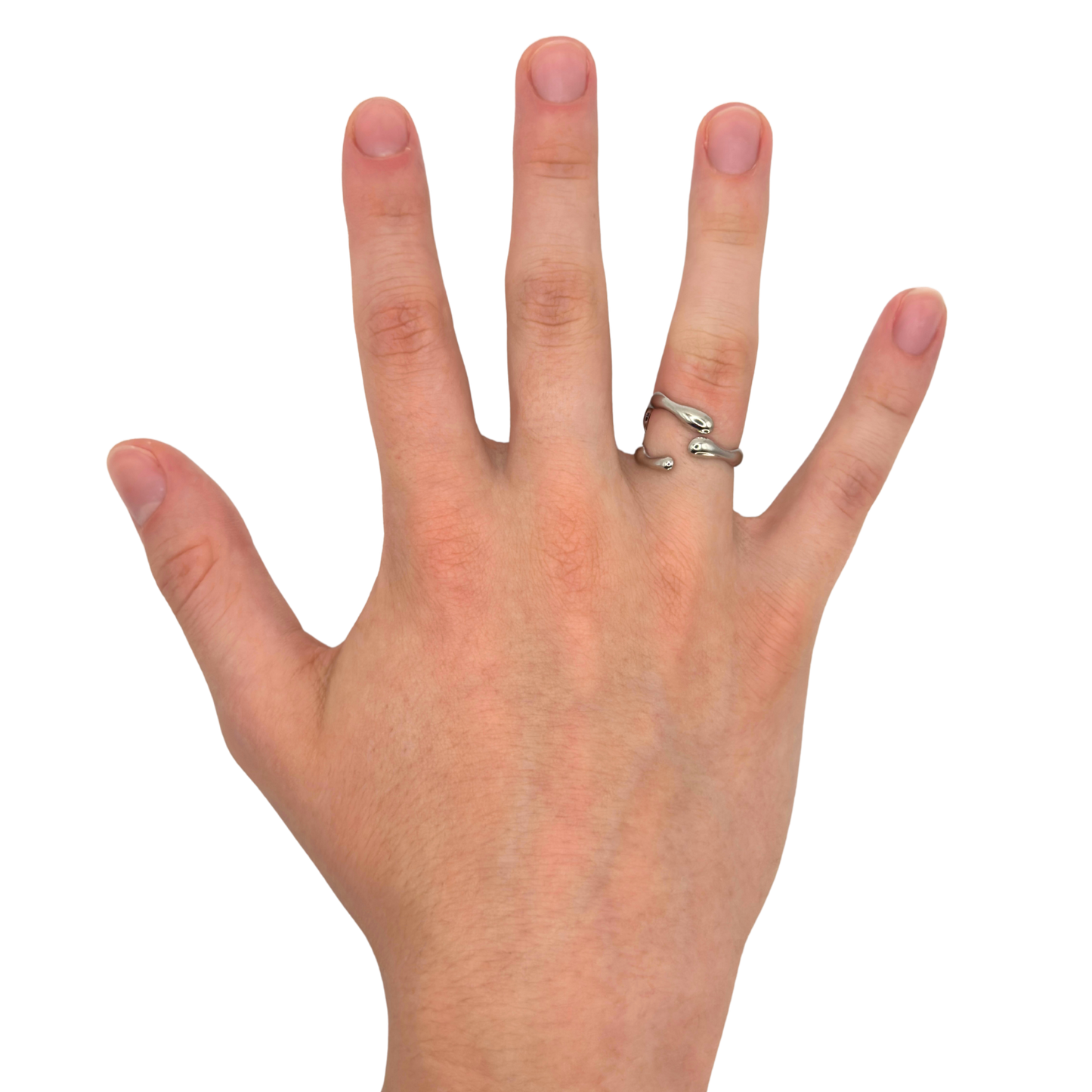 Pierścionek Melting Metal