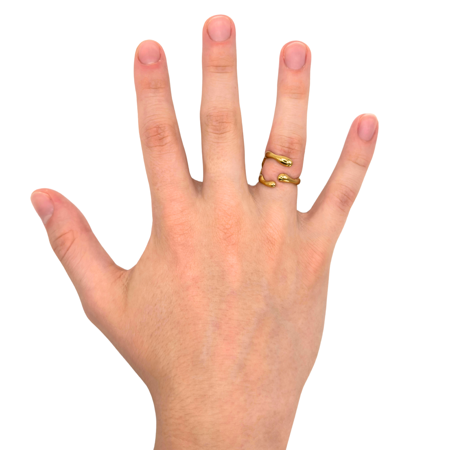 Pierścionek Melting Metal